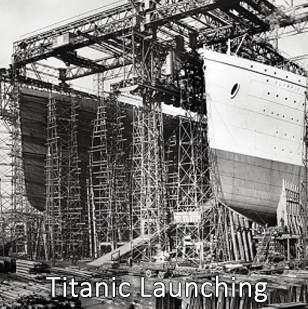 Titanic Launching